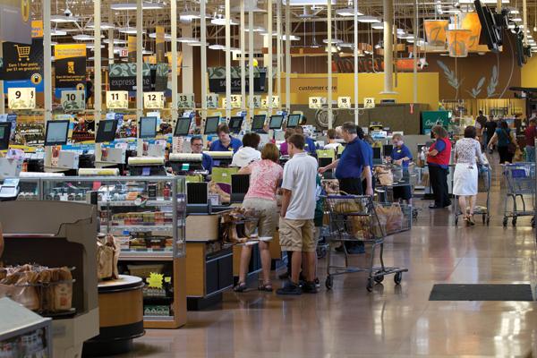 Kroger was able to measurably decrease average check-out wait times across the organization from four minutes to about 30 seconds. Source: Kroger