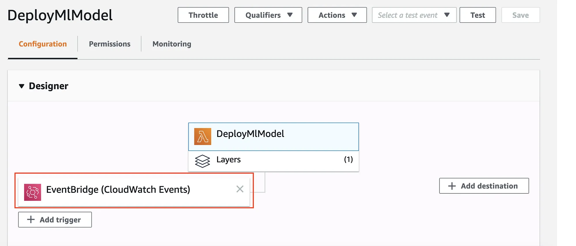 approach 2 lambda trigger view trigger
