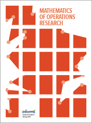cover image Mathematics of Operations Research