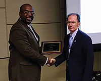 Warren Sutton (CNA) and Marlin Thomas (l-r).