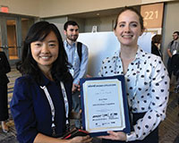 Zhang Qi and Shantih Spanton (chair) (l-r).