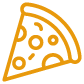 yellow pizza slice