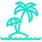 teal island