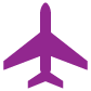 purple airplane