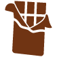 brown chocolate bar