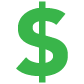 green dollar sign