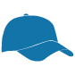 red baseball cap