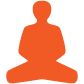 orange buddha