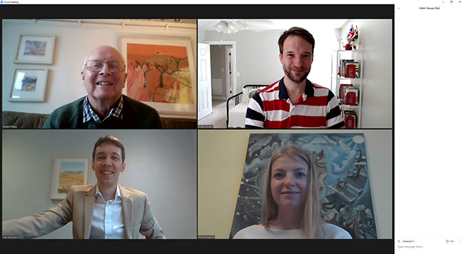 forecasting authors on Zoom