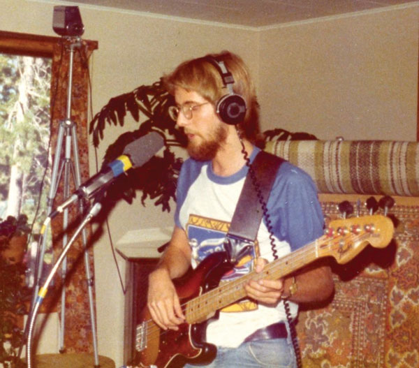 Noonan playing guitar 1976
