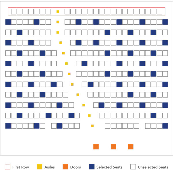 capacity of Clough 152 at 60 students