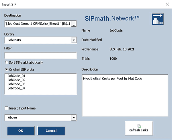 SIPmath Network Browser