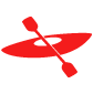 red kayak