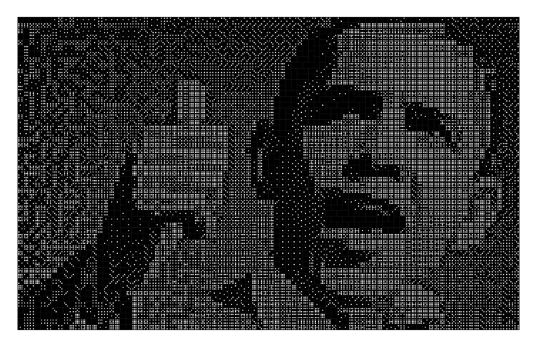 domino mosaics portrait of Barack Obama