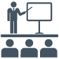 gray person teaching