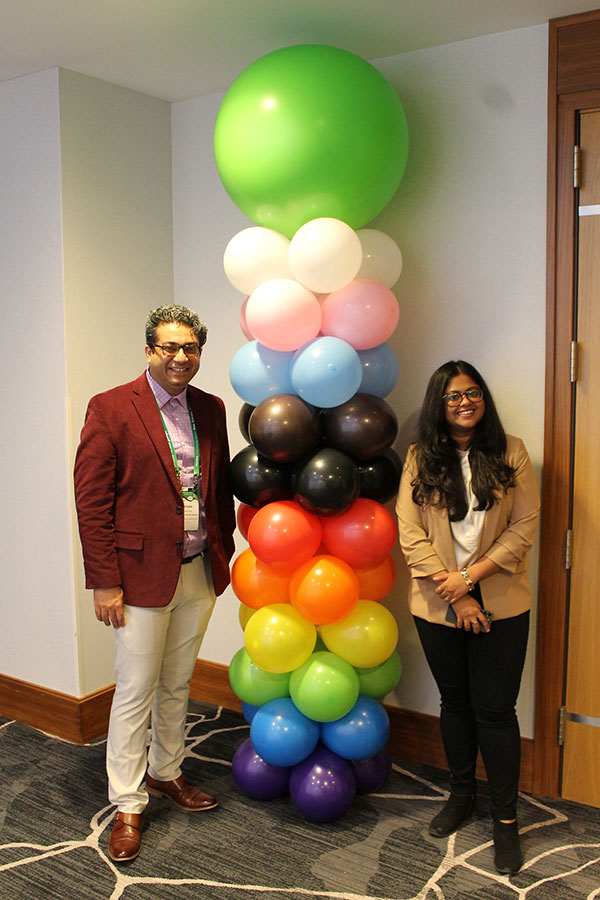Priyank Arora and Pritha Dutta at PRIDE breakfast