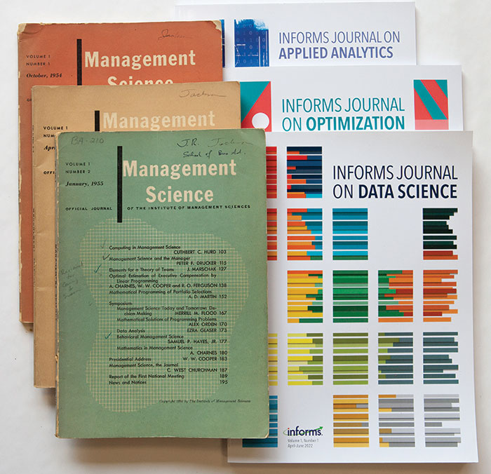 photo of INFORMS' oldest and newest journals