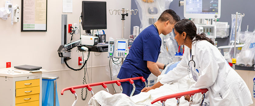 ER nurse and doctor