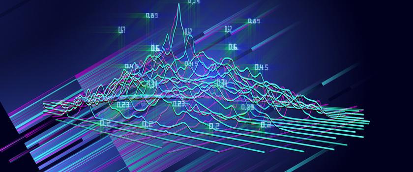 multiple charts on computer screen